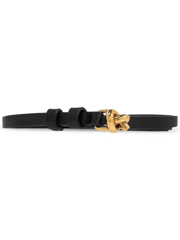 Bottega veneta Regular Belt 776108VALKO1019 BLACK M BRASS