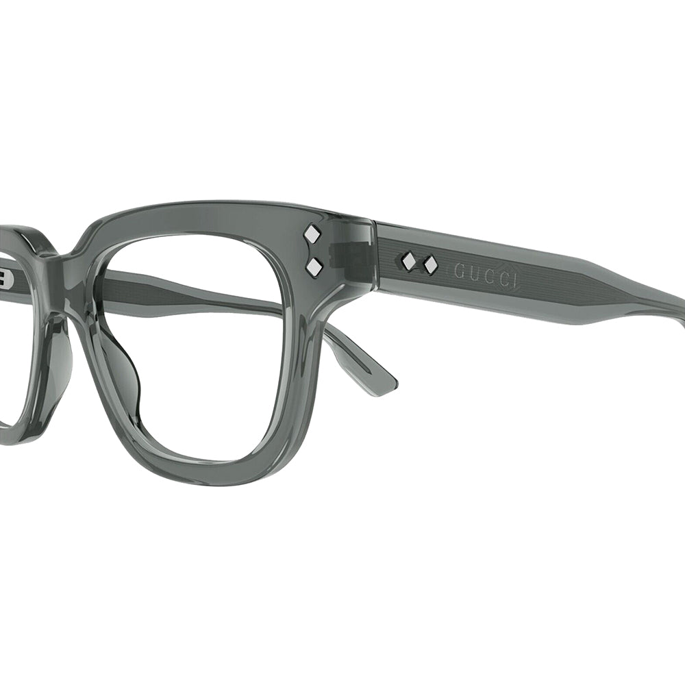 Gucci GUCCI LOGO GG 1219O 003 50mm Unisex Square Eyeglasses 50mm