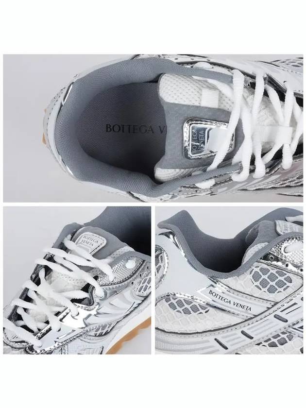 Bottega veneta Orbit Mesh Low Top Sneakers Silver