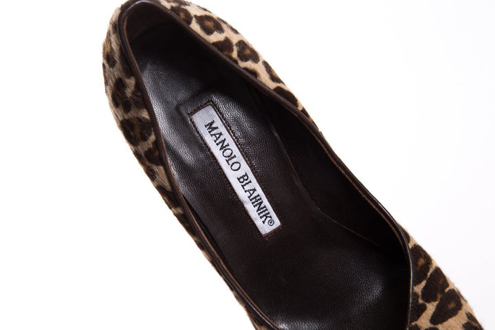 Manolo Blahnik Leopard Heels SZ 36