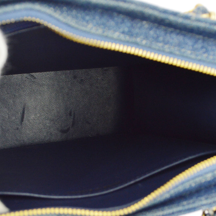 Top Quality Chanel Denim Chain Tote Handbag