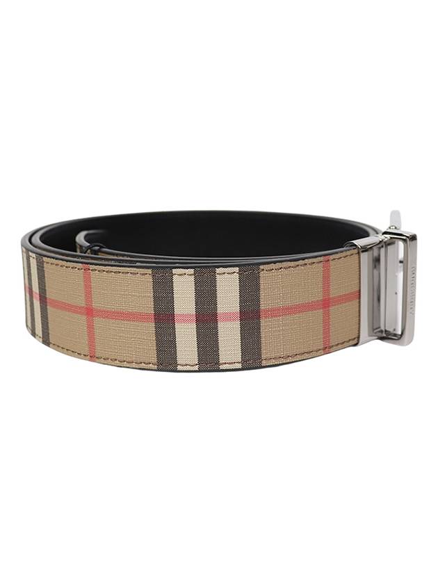 Burberry Reversible Leather Belt Beige