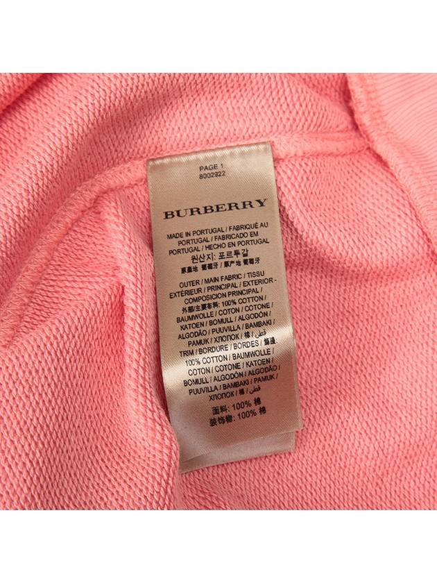 Burberry Embroidered Logo sweatshirt pink