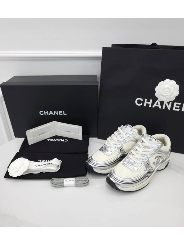CC Logo Shasix Cruise Sneakers 35 G39792 Chanel