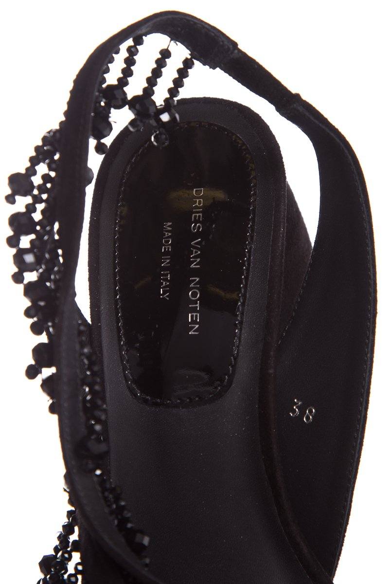 Dries Van Noten Black Sandals SZ 38 NWT