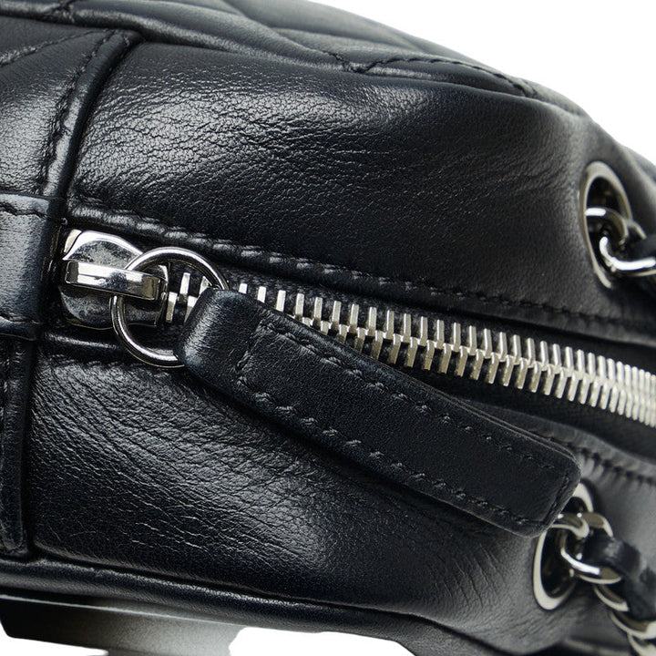 Top Quality Chanel Crossbody Bag in Lambskin Gun Metal Black Ladies
