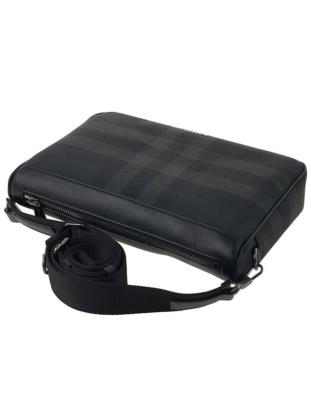 Burberry Rambler Check Cross Bag Charcoal