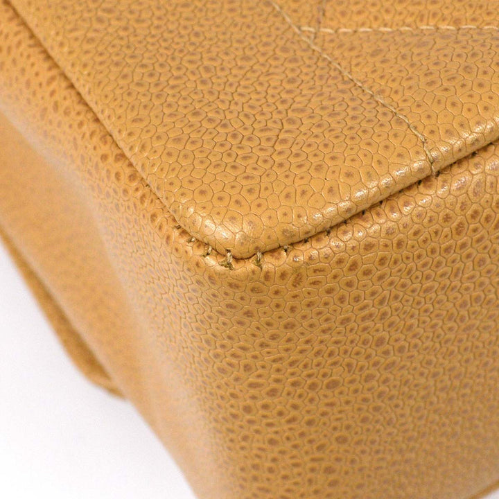 Top Quality Chanel 1994-1996 Beige Caviar Small Diana Shoulder Bag