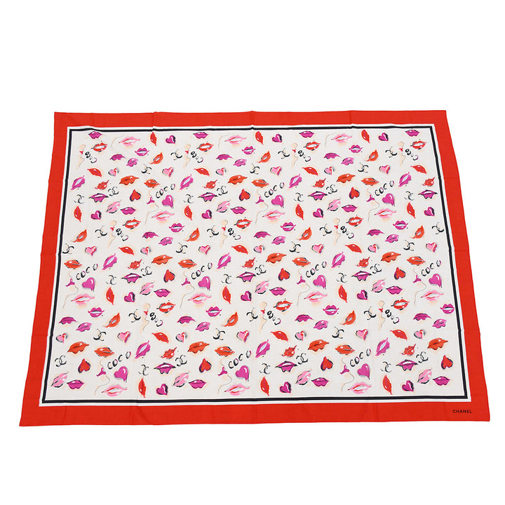 Top Quality Chanel Scarf Red Small New