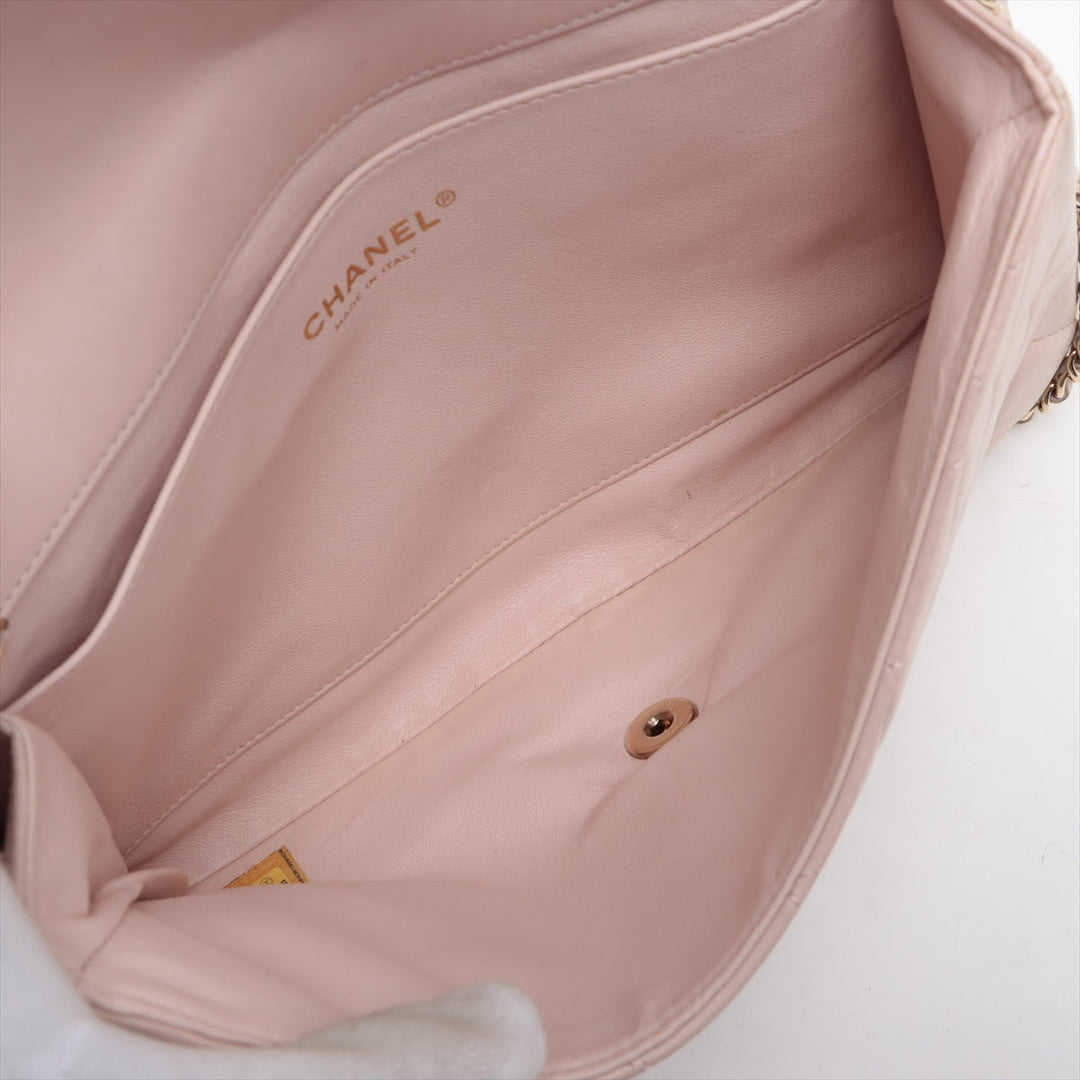 Top Quality Chanel Mattress kin Chain Shoulder Bag Pink Gold  15th