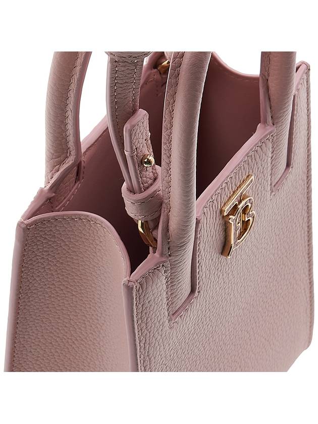 Burberry Micro Frances Leather Tote Bag Pink