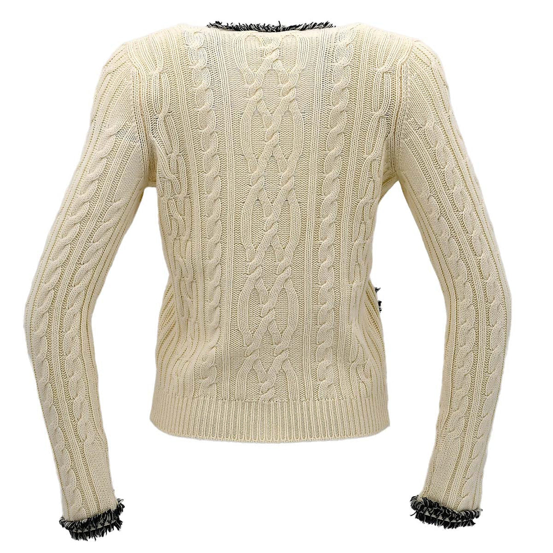 Top Quality Chanel Cardigan Ivory 05C #38