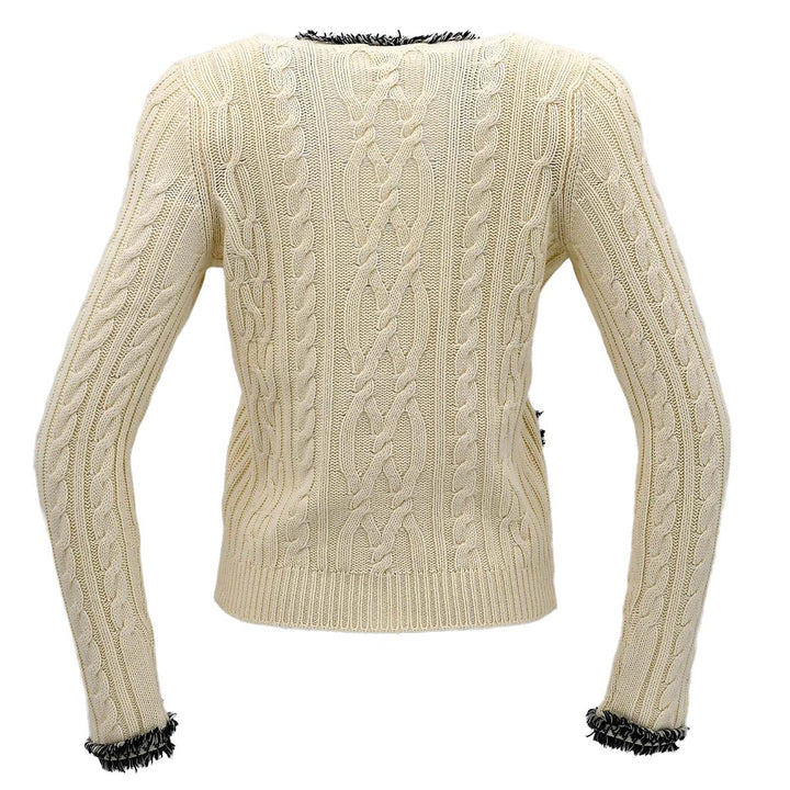 Top Quality Chanel Cardigan Ivory 05C #38
