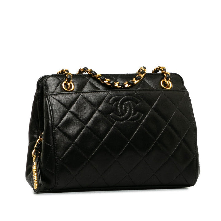 Top Quality Chanel Matrases Cocomark Mini Chantot Top Bag Black Caviar   Chanel