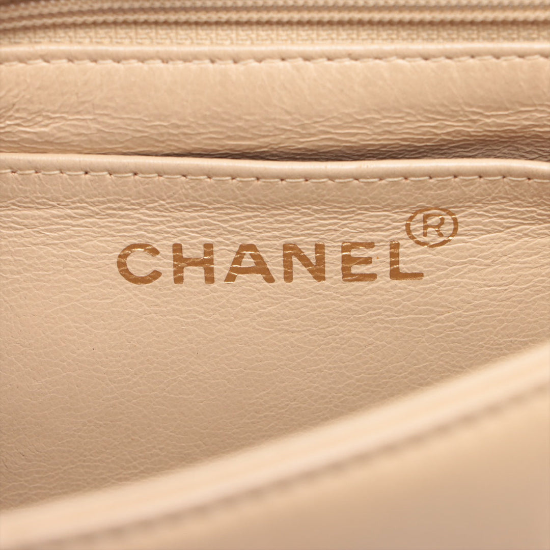 Top Quality Chanel Mademoiselle Shoulder Bag in Lambskin Beige