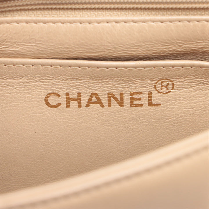 Top Quality Chanel Mademoiselle Shoulder Bag in Lambskin Beige