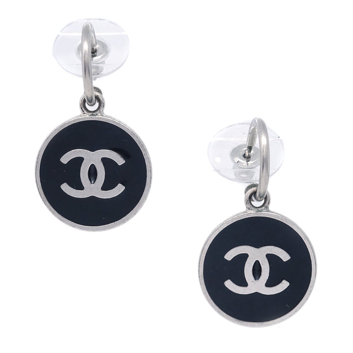 Top Quality Chanel Black Piercing Earrings 05V
