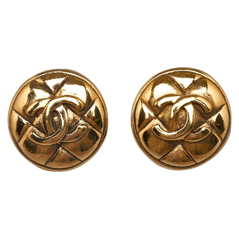 Top Quality Chanel Matrases Cocomark Earrings Gold   Chanel