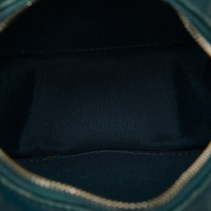 Top Quality Chanel Matrases Cocomark  Chain Shoulder Bag Portfolio Green Leather  CHANEL