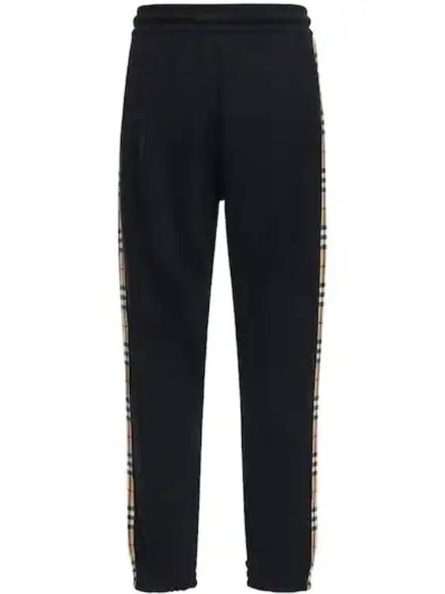 Burberry Men's Vintage Check Panel JoGGer Track Pants Black