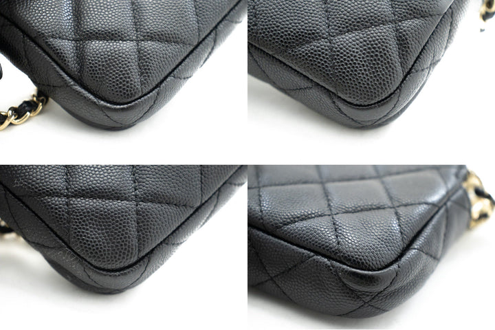 Top Quality Chanel Caviar Wallet On Chain WOC Double Zip Chain Shoulder Bag