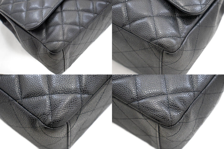 Top Quality Chanel Caviar Grained Calfskin New Chain Shoulder Bag Black 13"