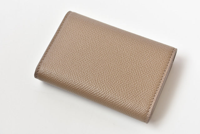 Top Quality Balenciaga Leather Card Case/Coin Case Light Brown