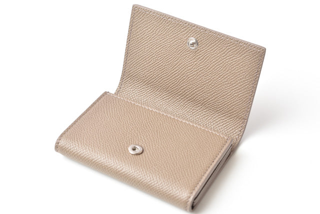 Top Quality Balenciaga Leather Card Case/Coin Case Light Brown