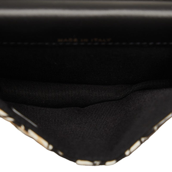 Top Quality Chanel Checker Flag Year-End  Mini Chain houlder Bag Beige Multicolor Canvas  CHANEL