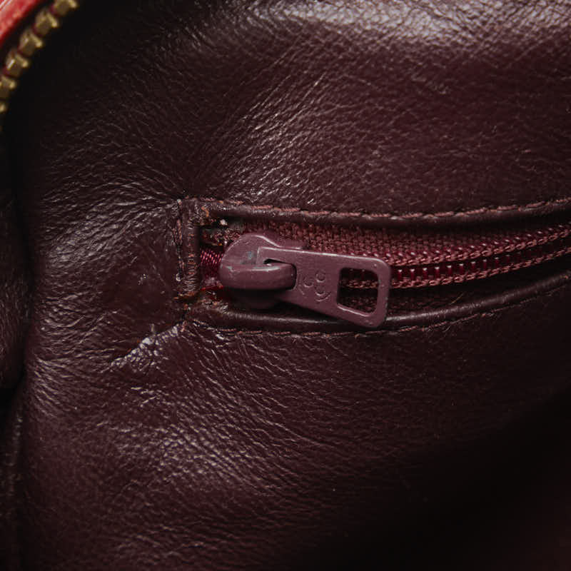 Top Quality Chanel Cocomark Tassel Chain  houlder Bag Red Leather  CHANEL