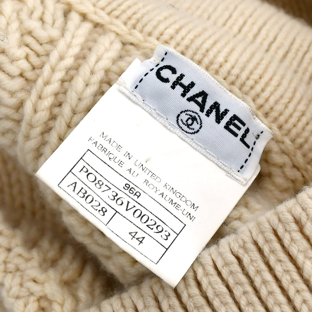 Top Quality Chanel Fall 1996 wool fisherman knit jumper #44