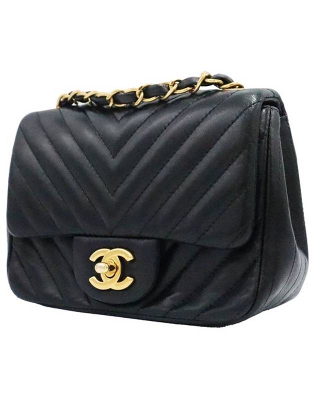 Women s Cross Bag Black Top Quality Chanel A35200 Gold COCO Logo Lambskin Classic Chevron Petit Sac Mini Flap Chain Shoulder Chanel