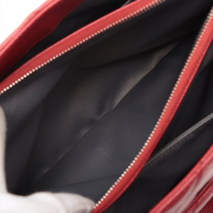 Top Quality Chanel GST Caviar S Tote Top Bag Red Silver Gold  17th