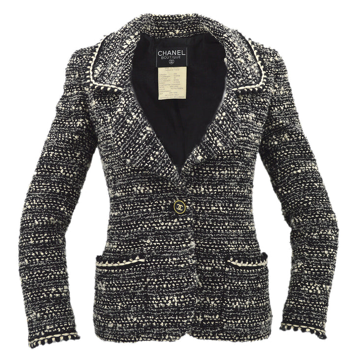 Top Quality Chanel Fall 1994 boucle single-breasted jacket #36
