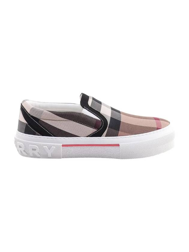 Burberry Embossed Logo Checked Slip-on