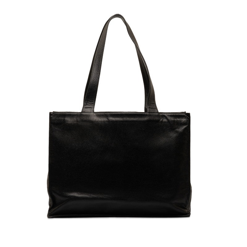 Top Quality Chanel Coco Handbag Tote Bag Unclear Black Leather  CHANEL