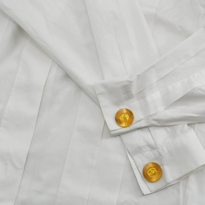 Top Quality Chanel Shirt Blouse White #36