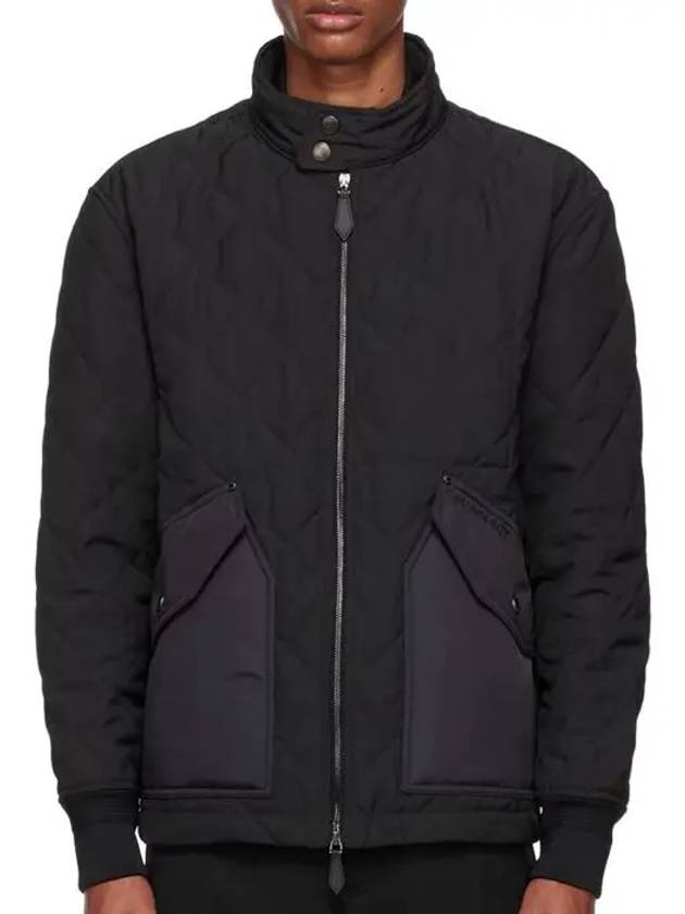 Burberry Diamond Quilted Thermoregulated Jacket Black