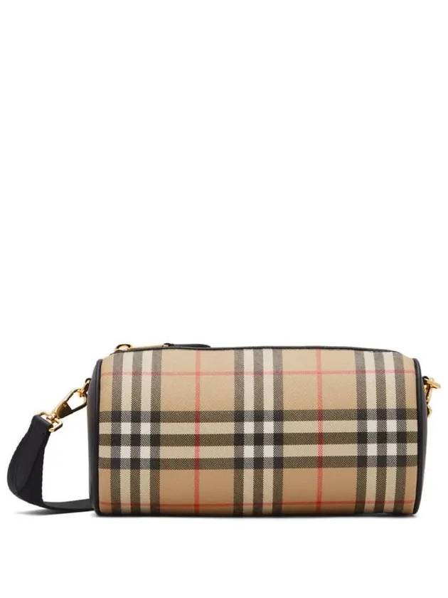 Burberry Vintage Check Barrel Cross Bag Archive Beige Black