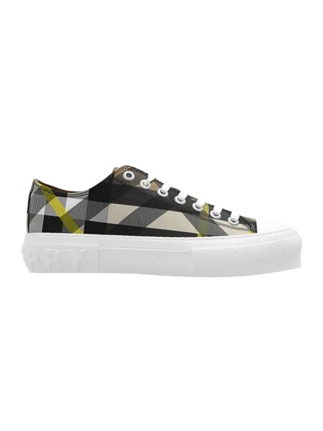 Burberry ExaGGerated Check Cotton Low Top Sneakers