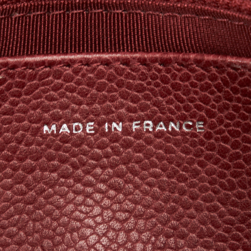 Top Quality Chanel Cocomark Half Moon Chain houlder Bag Wine Red Caviar S  CHANEL