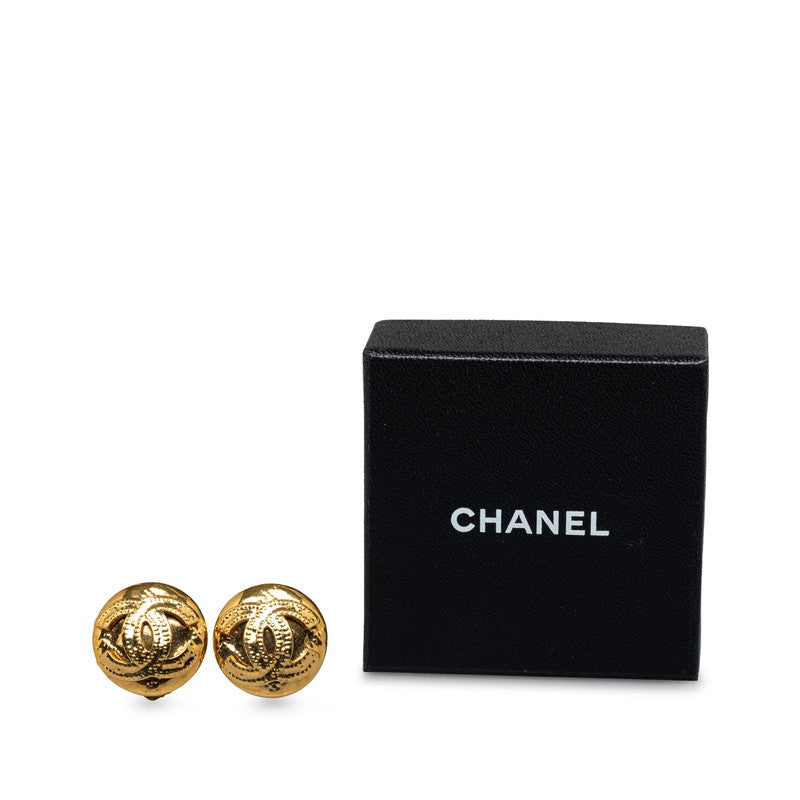 Top Quality Chanel Vintage Coco Round Stick Earrings G   Chanel