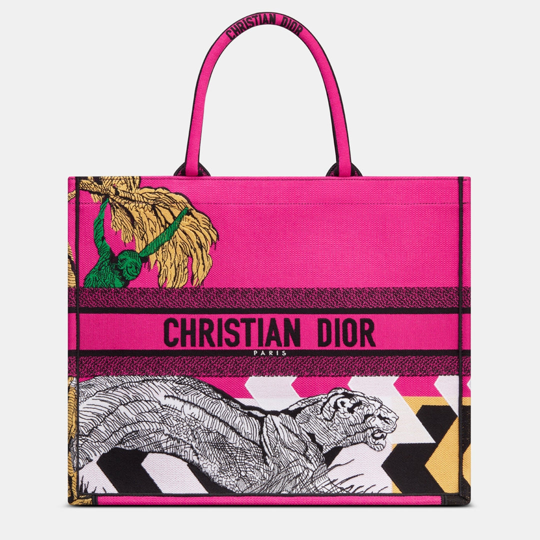 Top quality Dior Christian Multicolor Canvas Tote