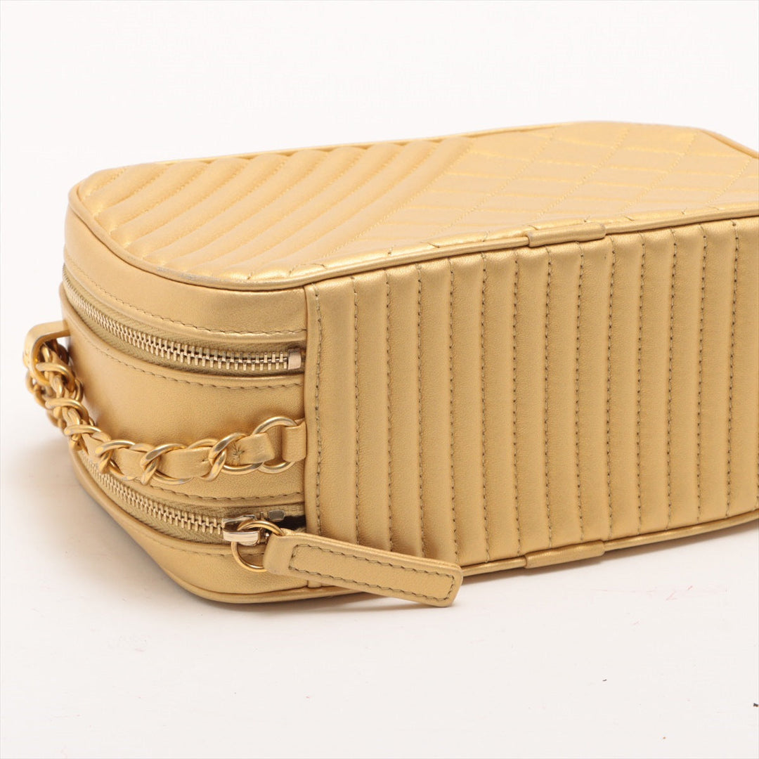 Top Quality Chanel Coco Charm Chain Shoulder Bag Gold Gold  20th
