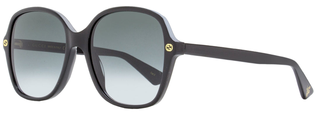 Gucci Women's Square Sunglasses GG0092S 001 Black 55mm