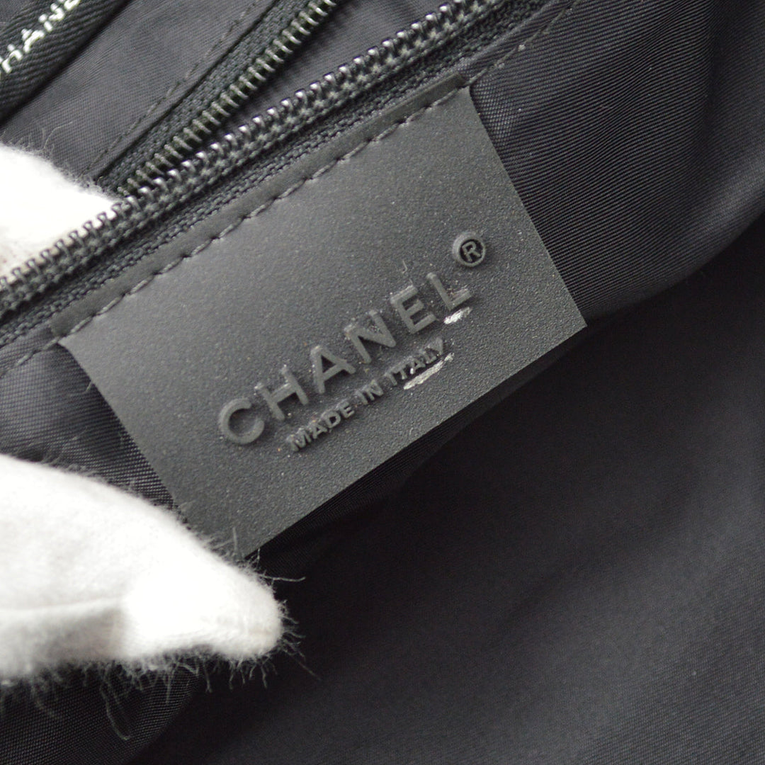 Top Quality Chanel Black Felt Sport Line Duffle Gym Bag