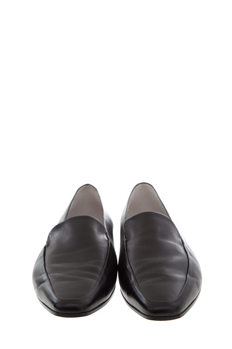 The Row Black Pointed Toe Loafers SZ 39