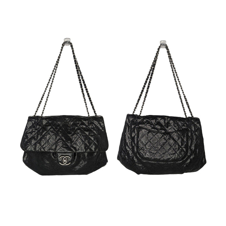 Top Quality Chanel Elastic CC Flap Bag Glazed Caviar Hobo Shoulder Bag