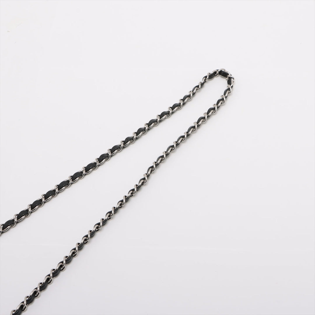 Top Quality Chanel Mini Matrasse Caviar S Single Flap Single Chain Bag Black Silver  19th