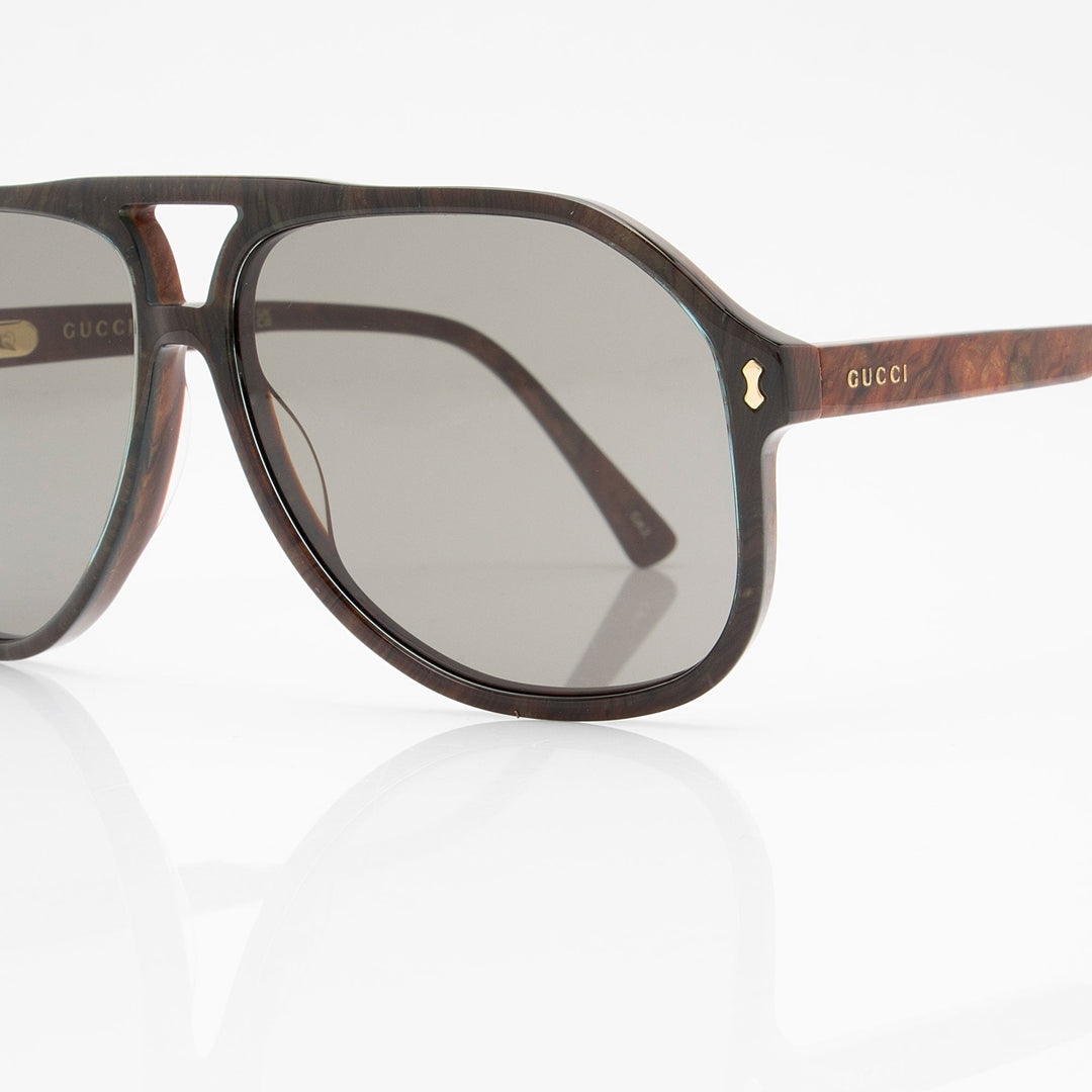 Gucci Oversize Aviator Sunglasses